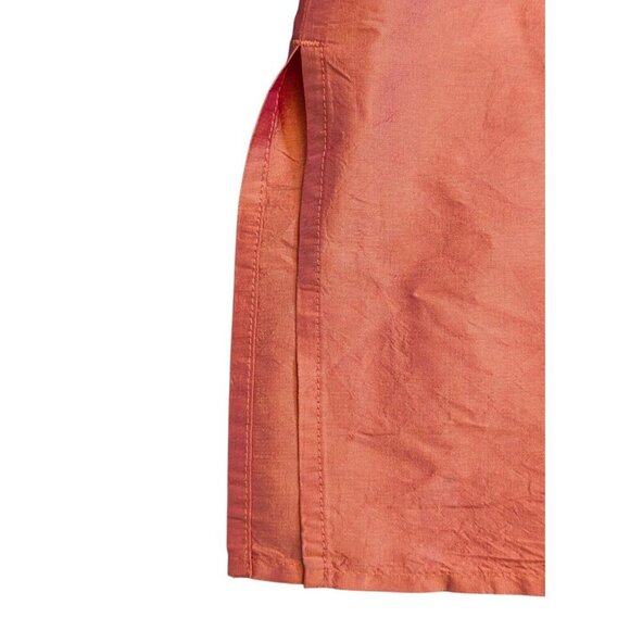 Chicos 100% Silk Top Oversized 3/4 Sleeve Button Up Chicos Size 2 US Size 12 - Picture 5 of 8